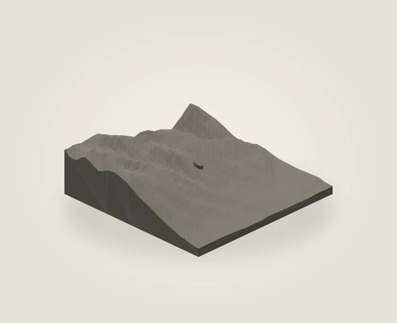 First Deer example terrain illustration